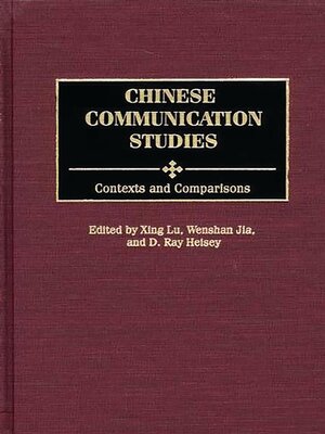cover image of Chinese Communication Studies